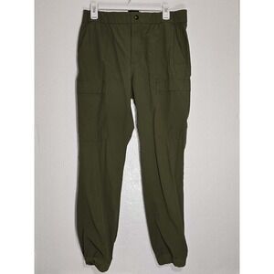 ✨ Express Women's Olive Green Cargo Jogger Pants Size M GUC Casual Utility ✨